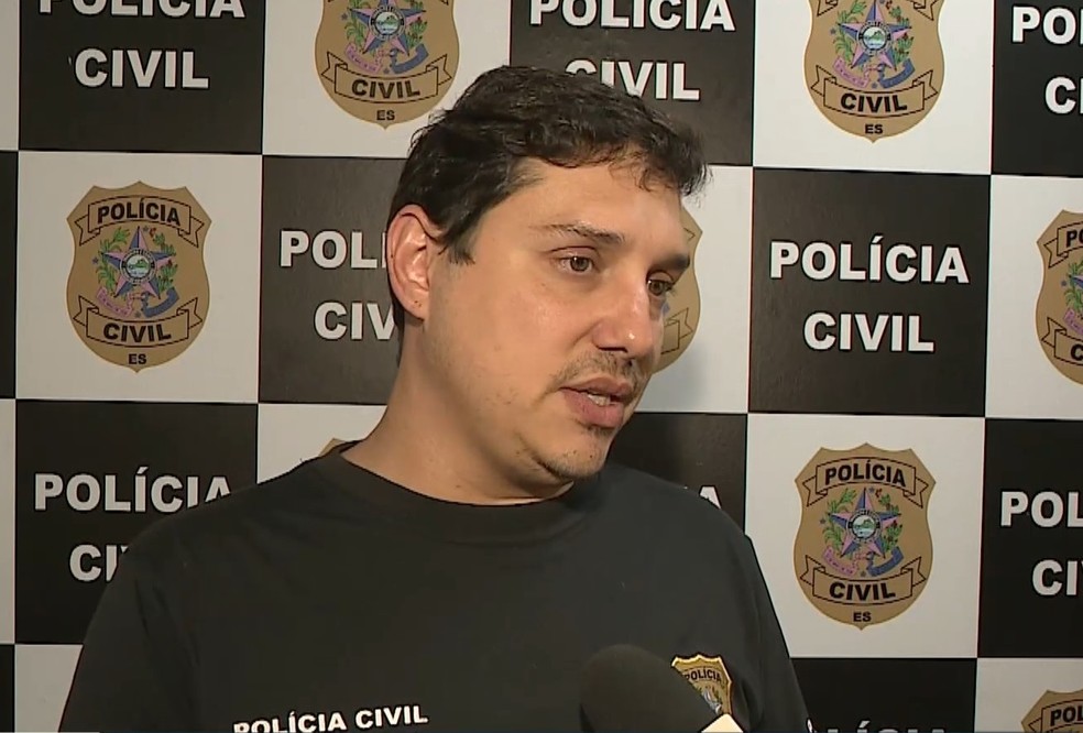 Delegado Leonardo Ávila explicou como era a reação do casal que veio do Paraná para o Espírito Santo. — Foto: TV Gazeta