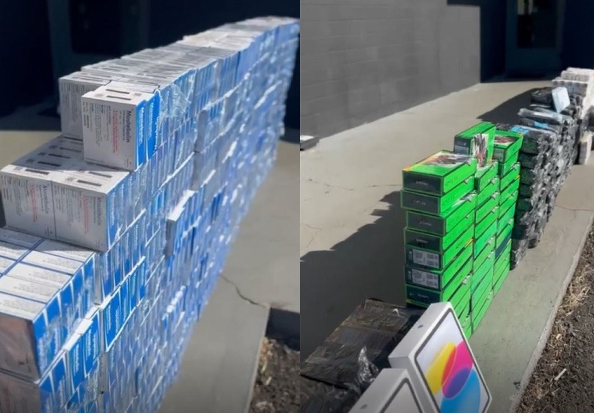 Paraguaio é preso com quase 20 mil ampolas de medicamentos para emagrecimento escondidas em fundos falsos de caminhão na Castello Branco