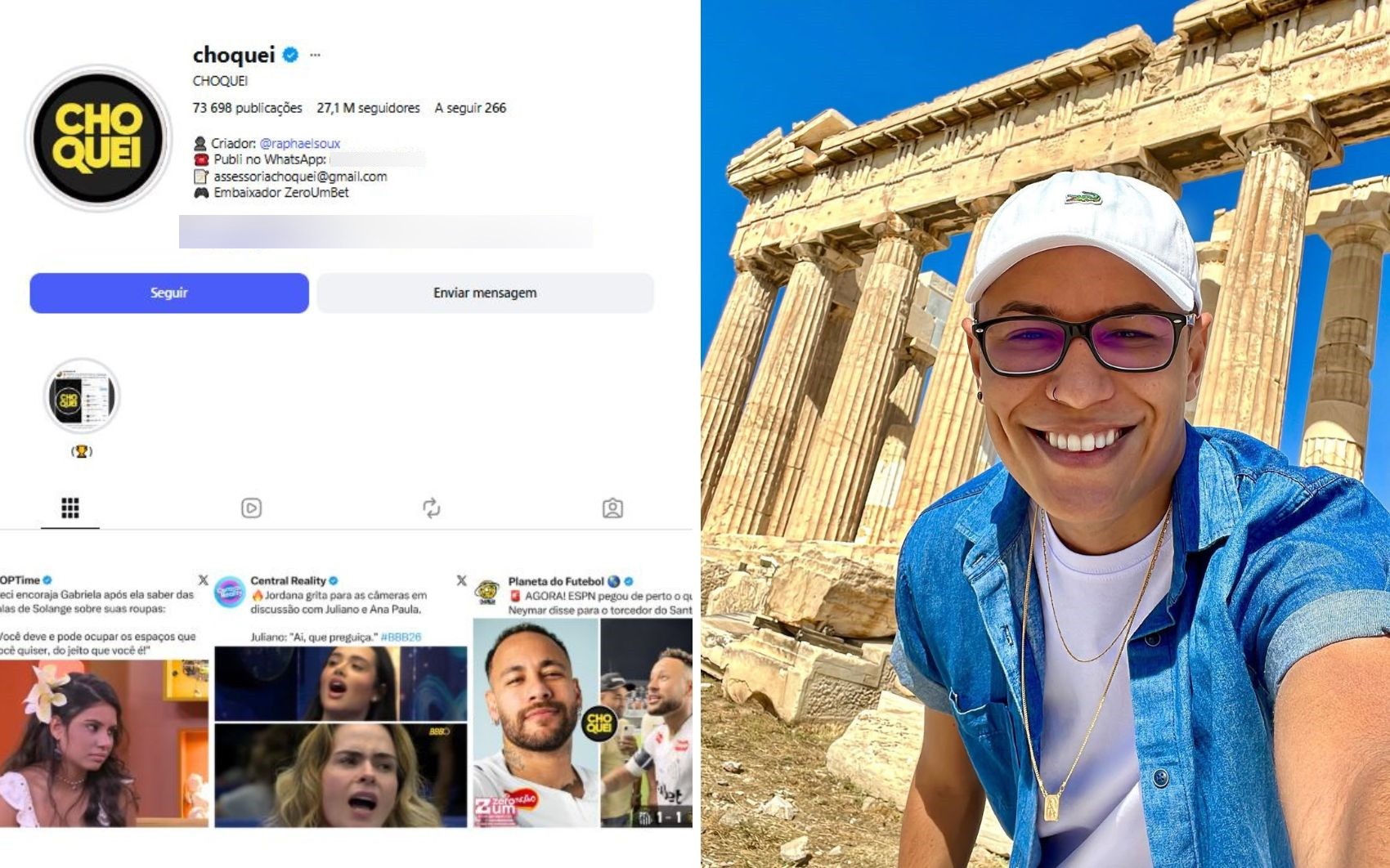 Mais de 27 milhões de seguidores e fofocas de famosos: conheça a página 'Choquei', cujo dono foi preso em operação da PF