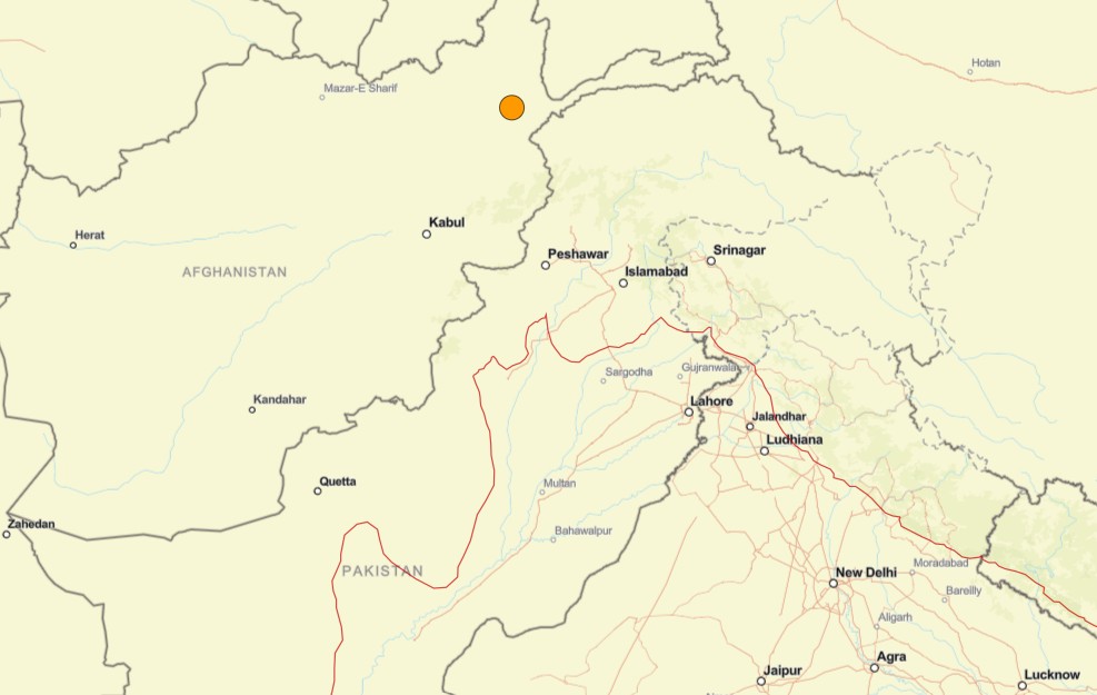 Terremoto de magnitude 5,8 atinge Afeganistão e Paquistão; 8 morrem em Cabul