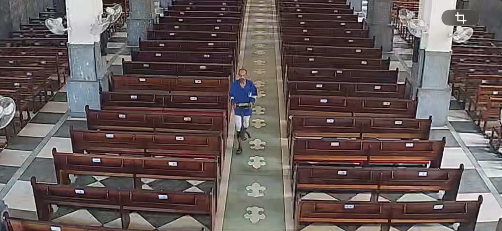 Homem é preso suspeito de furtar banco de ofertório de catedral no Sertão da Paraíba