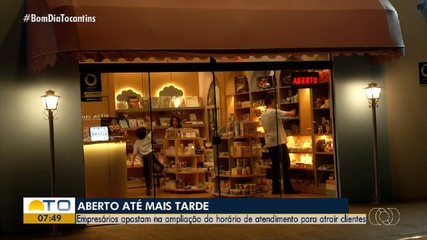 Empresários de Palmas ampliam horários de atendimentos para atrair clientes