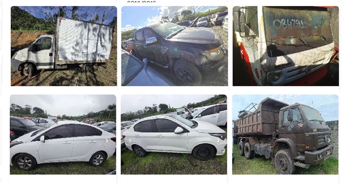 Carros e motos por R$ 600? Leilão da PRF em SC oferta centenas de veículos