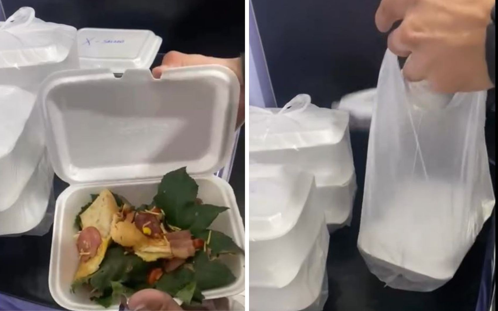 Vídeo mostra lanchonete preparando pedido de cliente com restos de comida após notar tentativa de golpe: 'PIX falso, lanche falso'