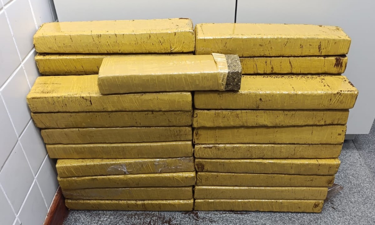 Polícia apreende tabletes de maconha após motoboy sentir cheiro da droga em encomenda e recusar entrega na Bahia