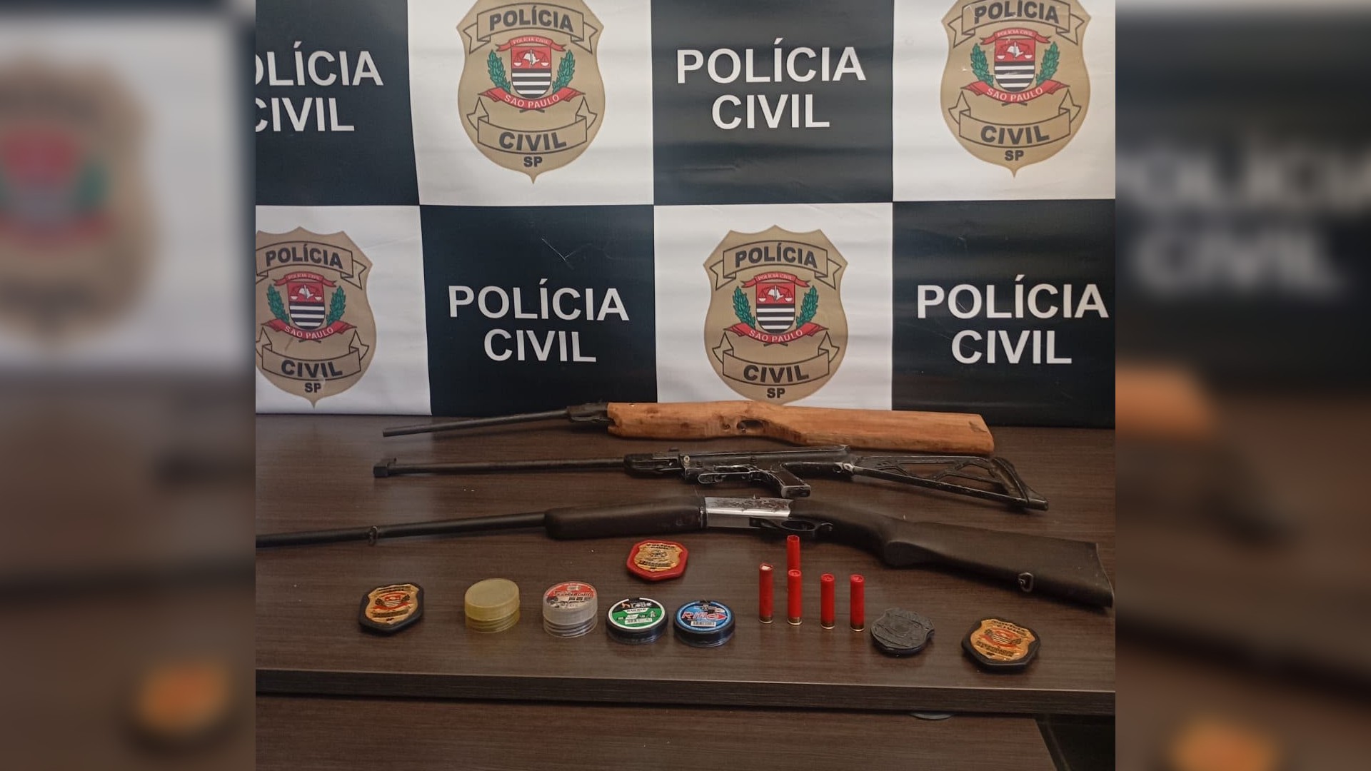 Homem é preso por posse irregular de arma e confessa ter usado espingarda para matar cachorro em Itapetininga