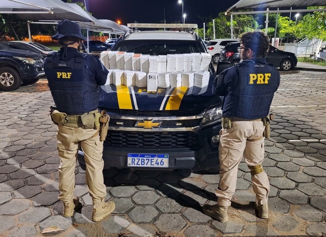 Americano é detido ao entrar no Brasil com mais de 170 iPhones da Guiana sem nota fiscal