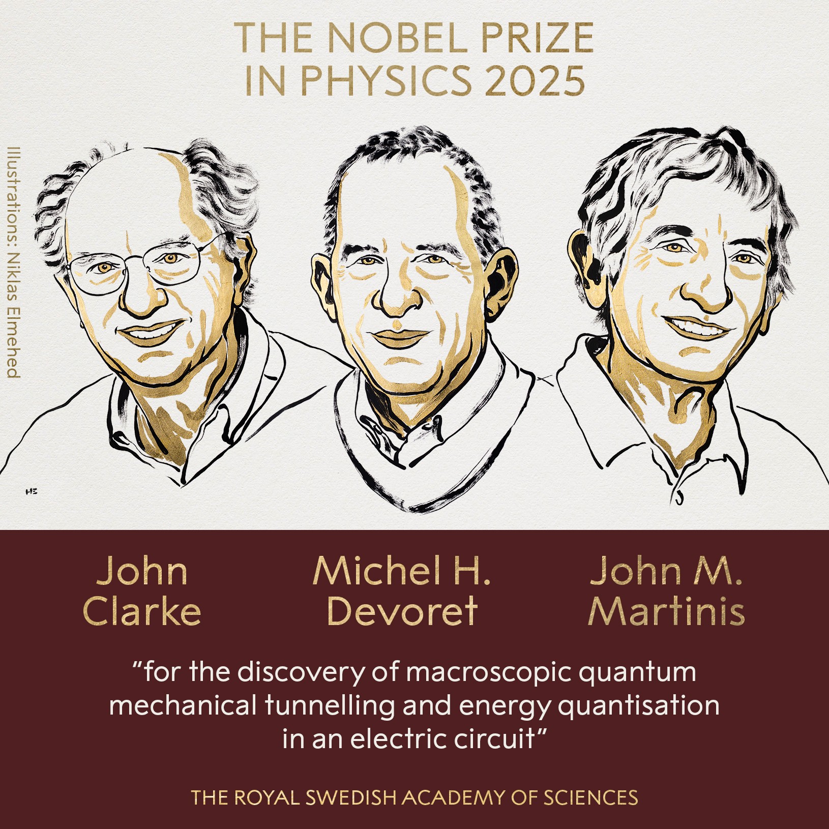 Nobel de Física 2025 : veja o perfil dos vencedores 