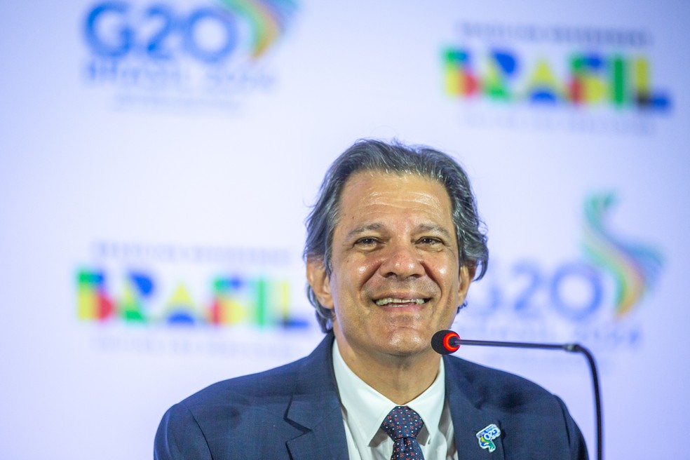 Fernando Haddad, ministro da Fazenda em imagem de 2024 — Foto: Diogo Zacarias/MF
