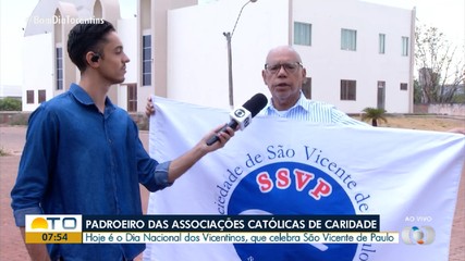 Devotos fazem celebração para São Vicente de Paulo no Dia Nacional dos Vicentinos