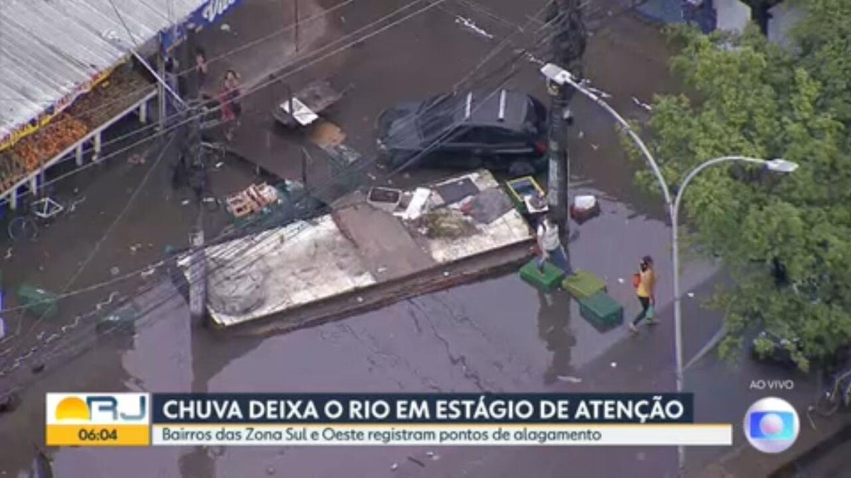 Chuva Deixa Rio Em Estágio De Atenção Há Risco De Mais Temporal Nesta Quinta Rio De Janeiro G1 