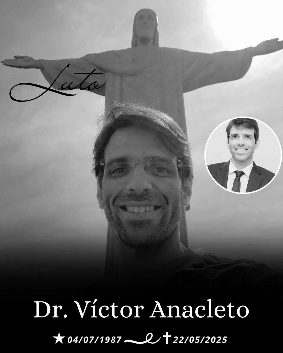 Neurocirurgião especialista em coluna Víctor Anacleto morre aos 37 anos 