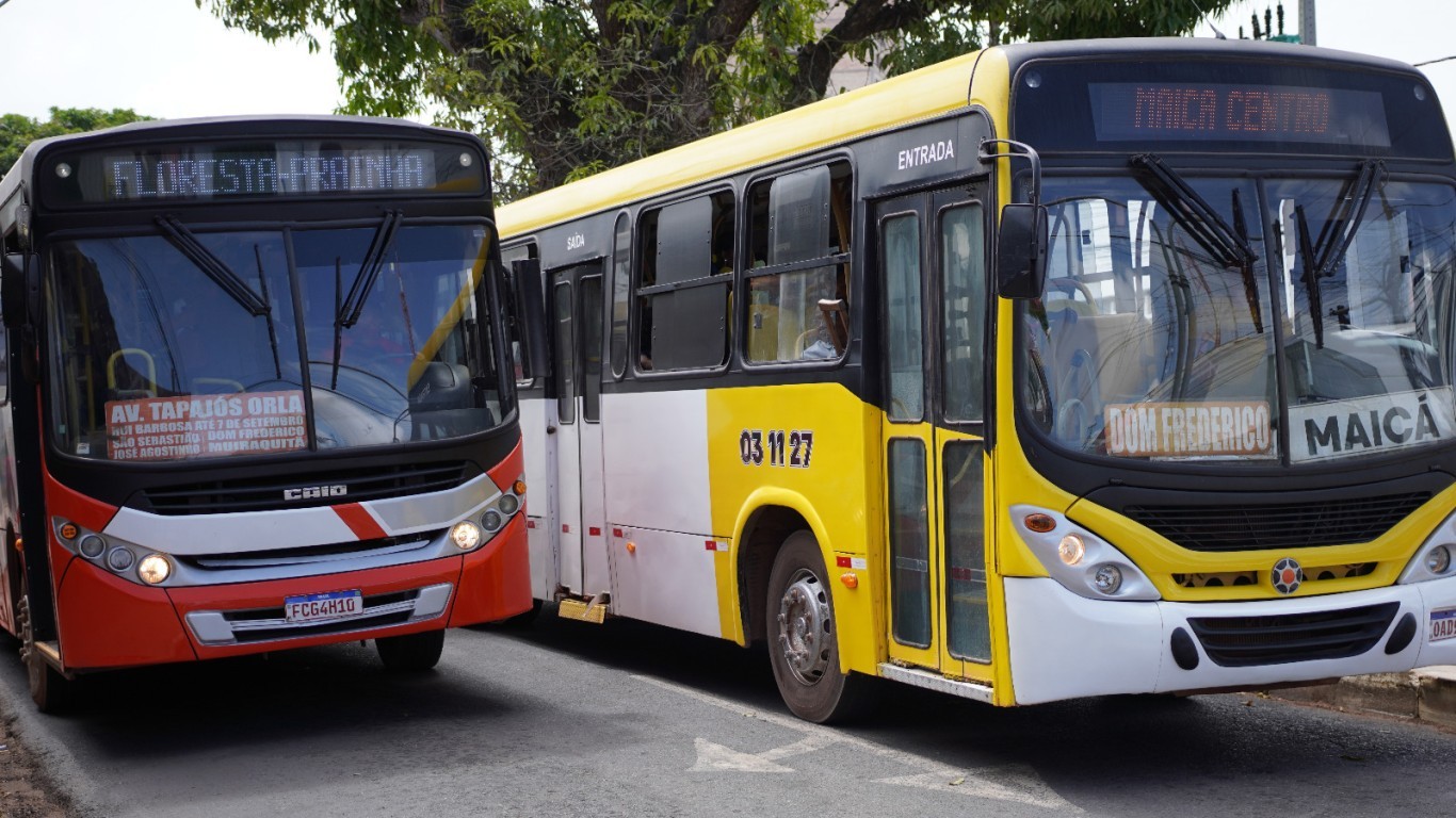 Linhas de ônibus terão horário estendido durante desfiles noturnos da Semana da Pátria e Festival de Bandas em Santarém