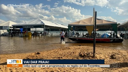 Confira a programação das praias da região sul do Tocantins