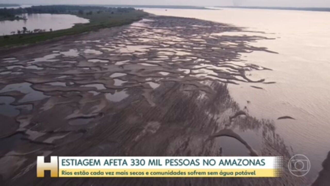 Manaus declara situação de emergência por 180 dias devido à seca no Rio ...