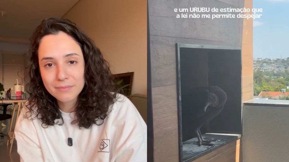 Urubu Úrsula mora com Micaela — Foto: Micaela La Falce
