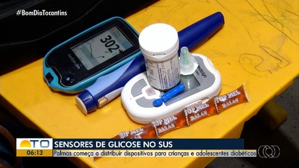 Palmas distribui sensores de glicose pelo SUS