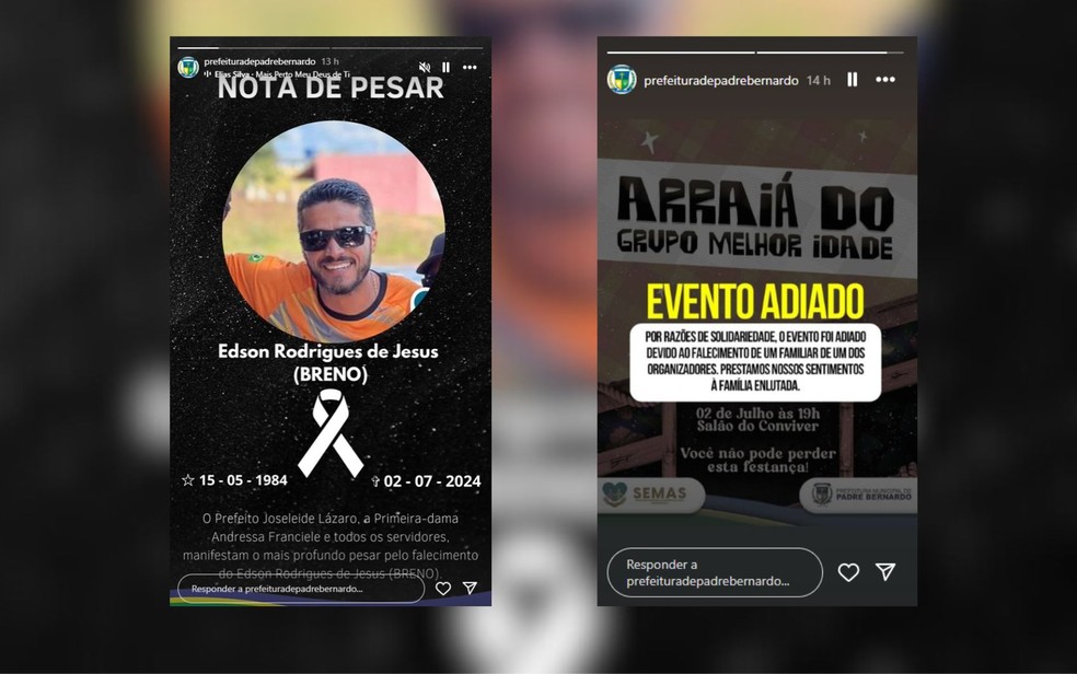 Edson Rodrigues de Jesus morreu após explosão de pneu em Padre Bernardo, Goiás — Foto: Reprodução/Redes Sociais