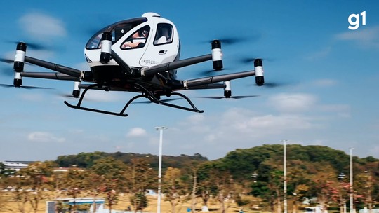 Embraer diz que vai produzir 1º protótipo de 'carro voador' em tamanho real ainda este ano no Brasil - Programa: G1 Inovação 