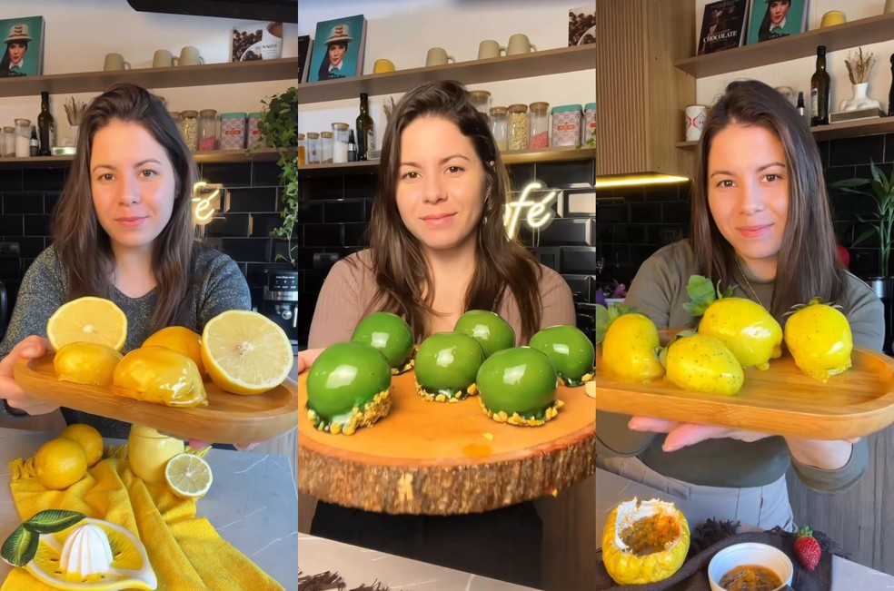 Nanda Vasconcelos ganhou mais de 40 mil seguidores no TikTok após compartilhar as frutas do amor — Foto: Nanda Vasconcelos