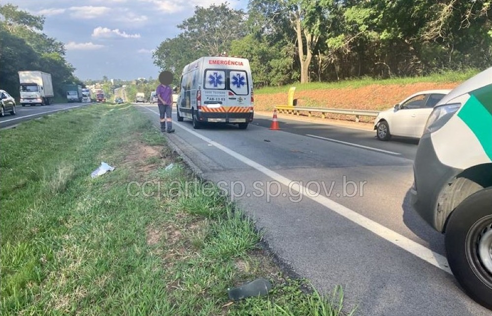 Pedestre morre após ser atropelado enquanto tentava atravessar rodovia em Jundiaí