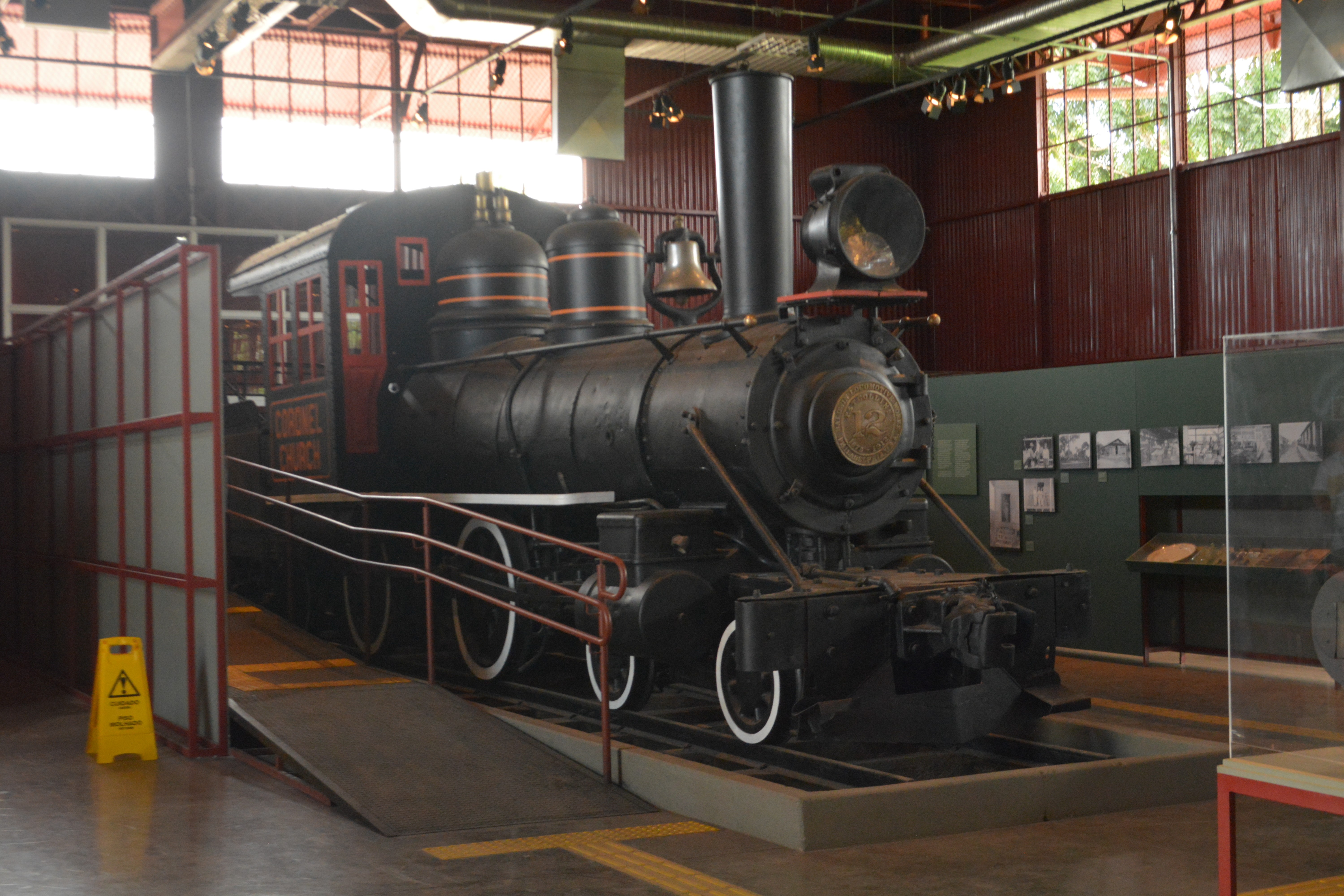 Primeira Locomotiva trazida para o Complexo da Estrada de Ferro Madeira Mamoré (EFMM)