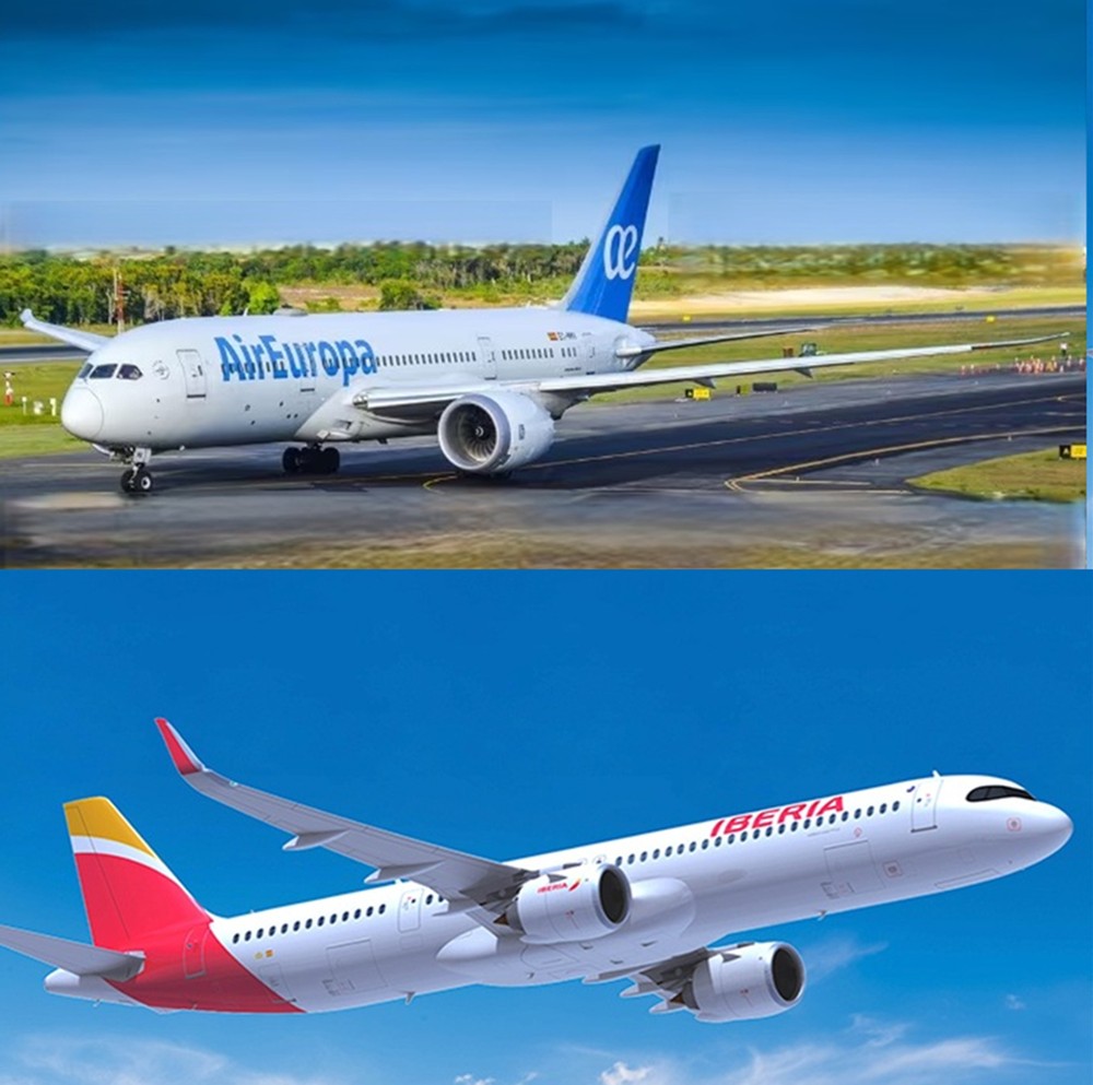 Sistema de prevenção de colisões evita acidente entre aviões da Ibéria e Air Europa no Atlântico