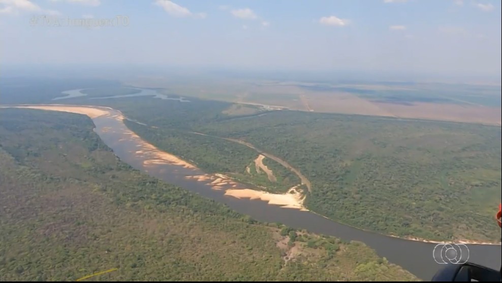 Pesquisas mostram bacia do Rio Araguaia com menos água e poluída de agrotóxicos; entenda