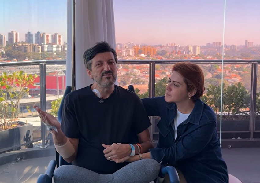 Lito Sousa se emociona ao falar do filho em vídeo: 'Queria mais tempo com ele; não sei como falar que vou virar estrelinha'
