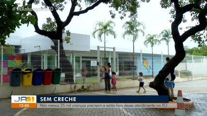 Pelo menos 25 mil crianças estão sem vaga em creches no Tocantins