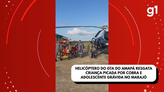 Helicóptero do GTA realiza duplo resgate de emergência no Marajó