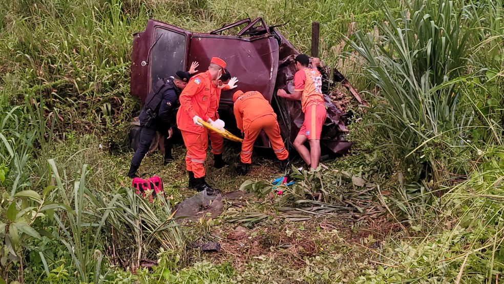Vereador morreu preso às ferragens após acidente em Rondônia — Foto: Pedro Nascimento/Rede Amazônica