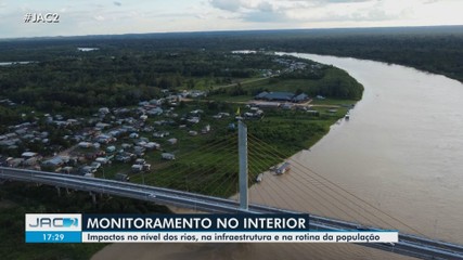 Impactos no nível dos rios na infraestrutura e na rotina da população