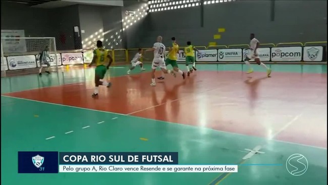 Piraí e Rio Claro vencem e se garantem na próxima fase da Copa Rio Sul de Futsal