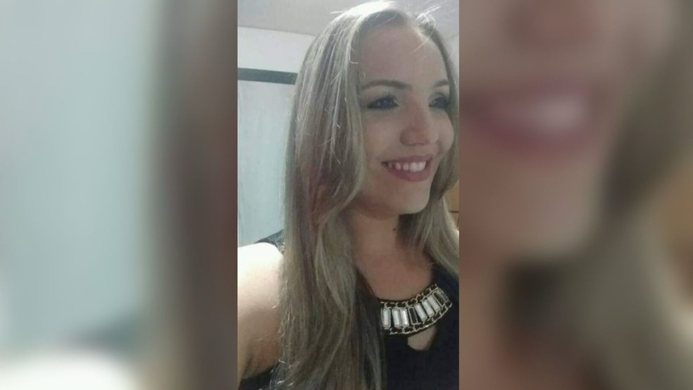 Maria Cheyla Cristina Lima Lins, de 34 anos, estava grávida de 6 meses quando teve a casa invadida enquanto ela dormia com o filho autista — Foto: TV Verdes Mares/Reprodução