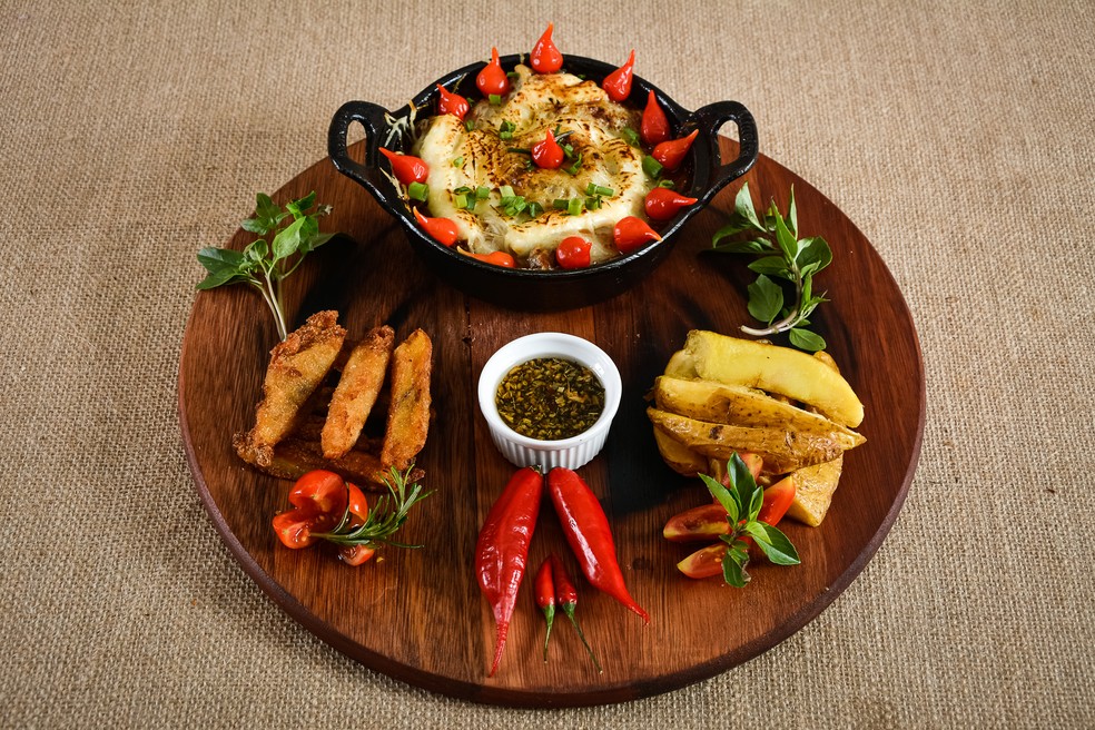 Tulipa do Cheff do Deck Boi na Brasa — Foto: Isaque Rodrigues/Comida di Buteco
