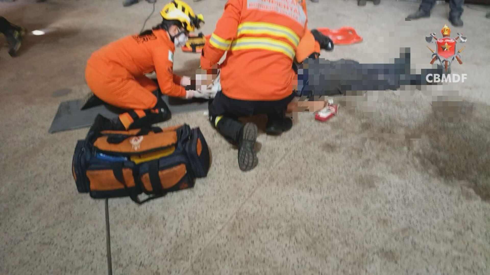 Tambor de aço explode e deixa homem ferido em acidente de trabalho em Ceilândia, no DF 