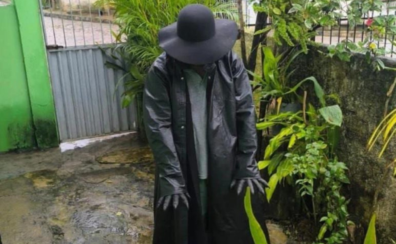 'Não foi para magoar ninguém', diz homem que assustou moradores ao imitar personagem de 'Olhos Famintos'
