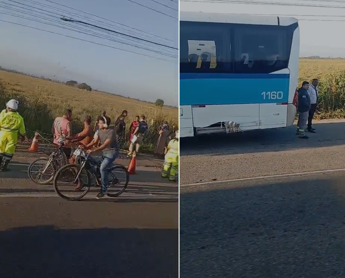 Motociclista morre e outra pessoa fica gravemente ferida em acidente na BR-101, em Campos
