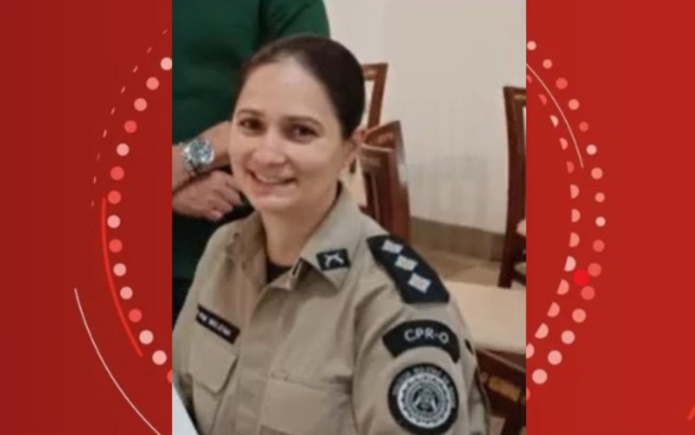 Capitã na Polícia Militar morre após complicações de forte gripe na Bahia — Foto: Reprodução/TV Oeste
