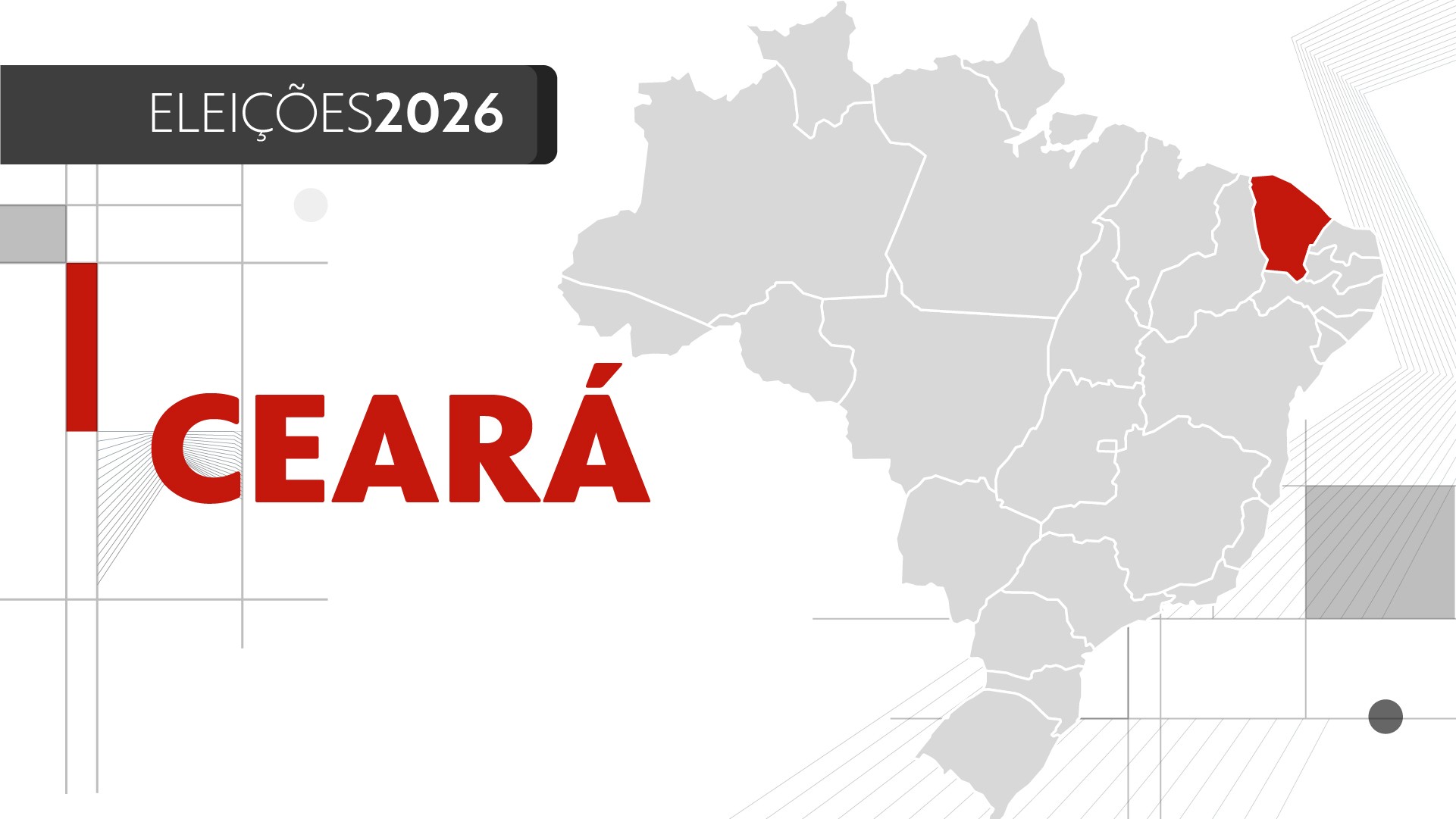Acompanhe em tempo real a apuração das Eleições 2026 no Ceará