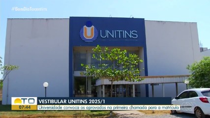 Unitins convoca aprovados no vestibular para realizarem matrícula