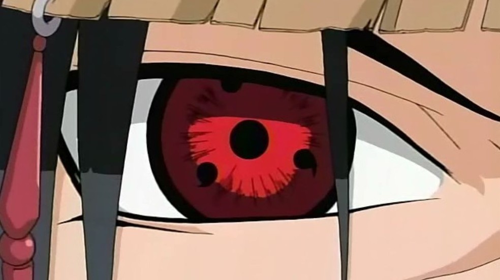 Olhos do personagem Itachi de Naruto, com o sharingan — Foto: Maki Maki/Flickr