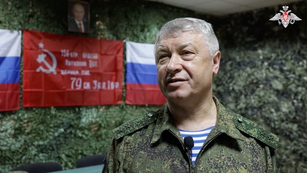 Foto de arquivo: tenente-general russo Vladimir Alexeyev discursa em local desconhecido — Foto: Ministério da Defesa da Rússia/Divulgação via REUTERS