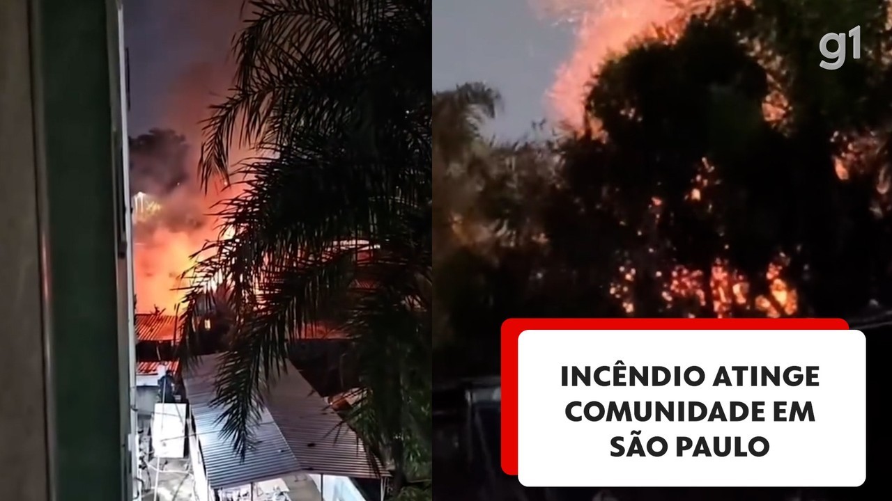 Incêndio em comunidade deixa um morto na Zona Norte de SP
