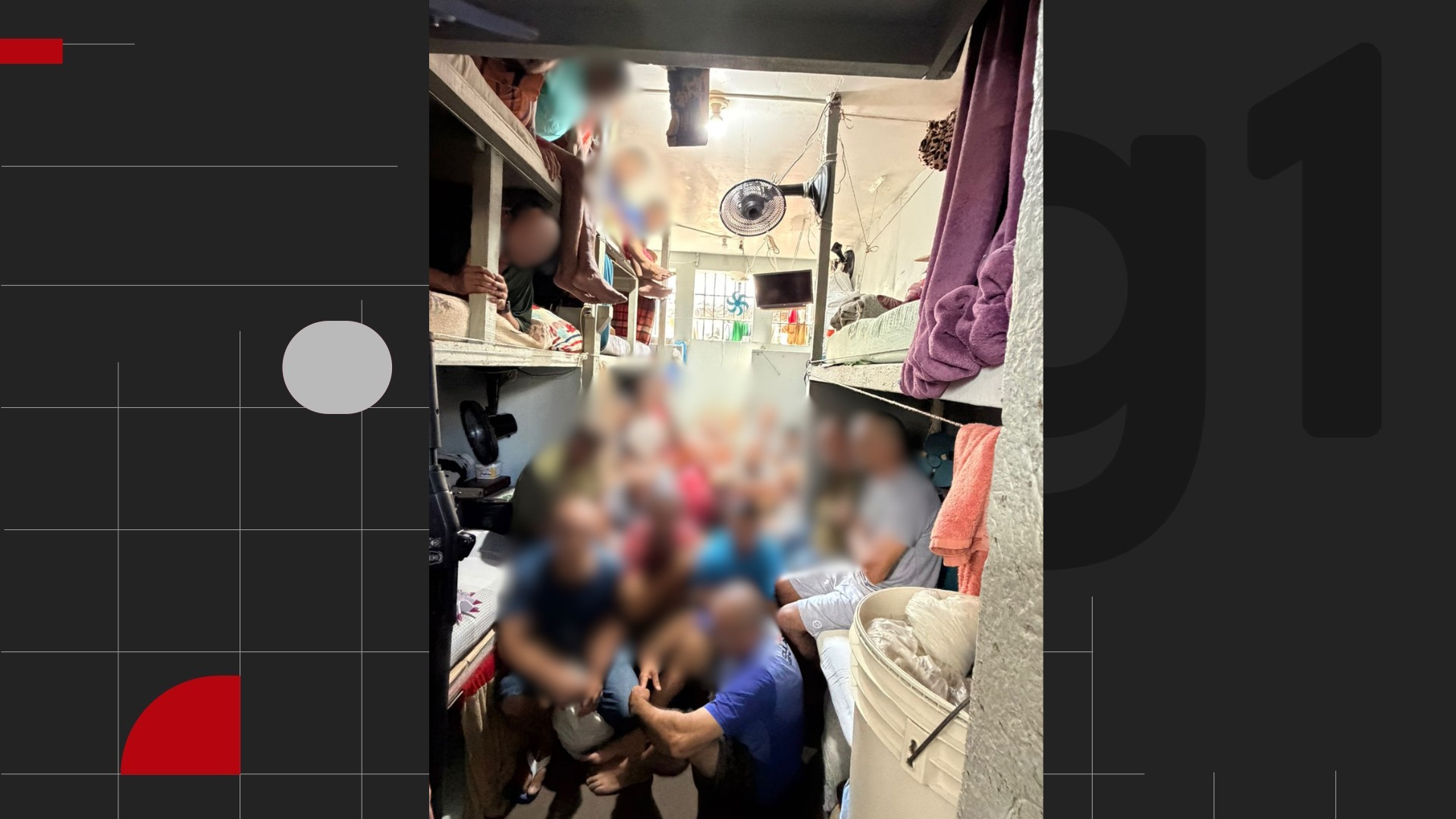 Presídio em Vacaria — Foto: Imagem cedida/ 1ª VEC DE CAXIAS DO SUL