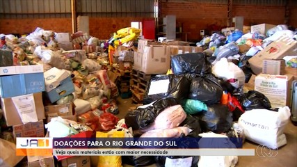 Doações para o Rio Grande do Sul: veja quais materiais estão com maior necessidade