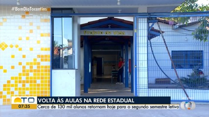 Estudantes da rede estadual de ensino voltam às aulas nesta segunda-feira (4)
