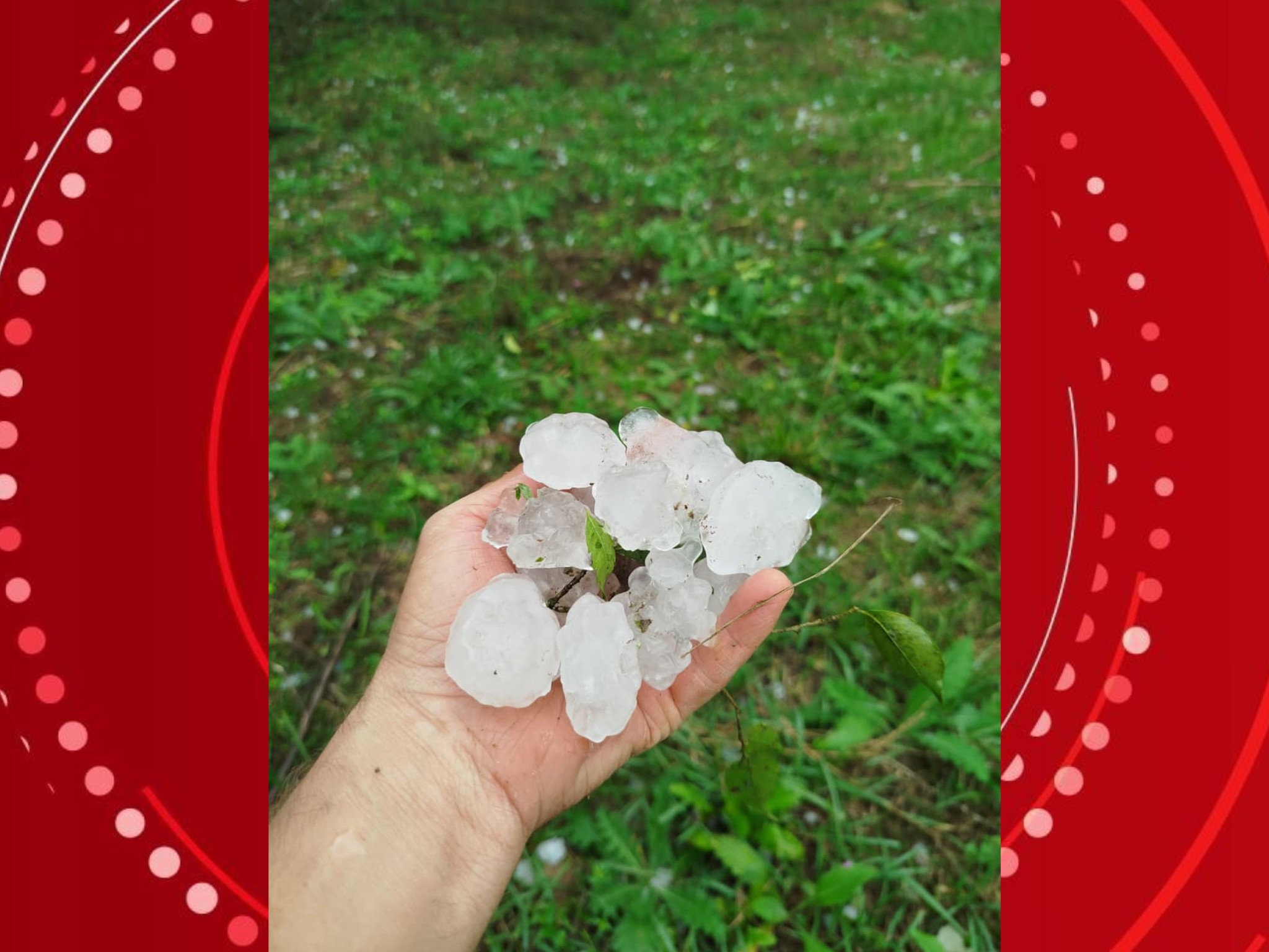 Vídeo: temporais, ventania e queda de granizo causam estragos no Paraná