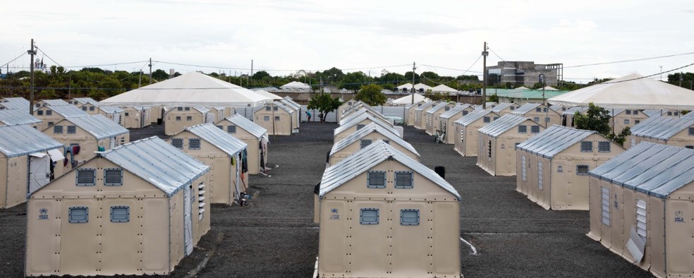 Abrigo Rondon 1, da opera&ccedil;&atilde;o Acolhida em Roraima  &mdash; Foto: AVSIBrasil/Divulga&ccedil;&atilde;o/Arquivo